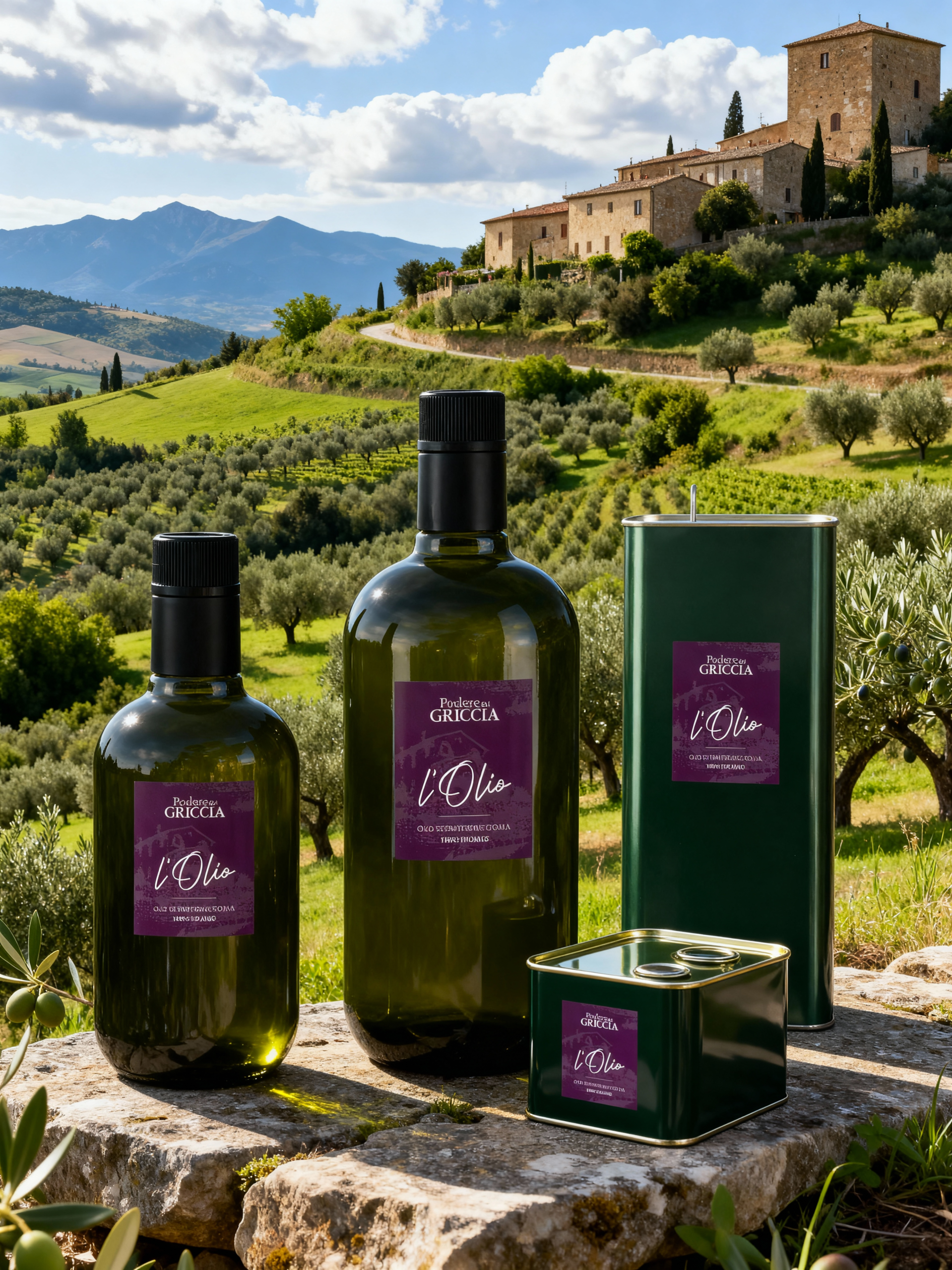 Oliveti toscani — olio EVO Podere del Griccia